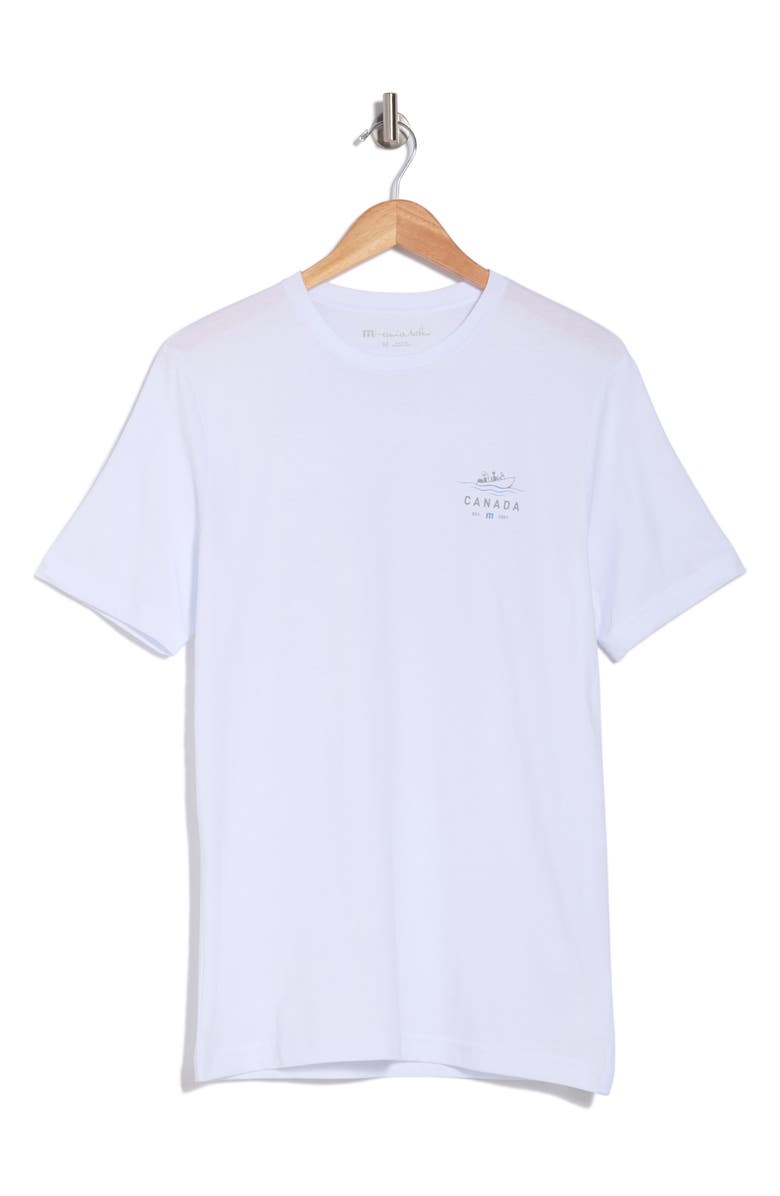 TravisMathew Hook A Larry Graphic T-Shirt, Alternate, color, White