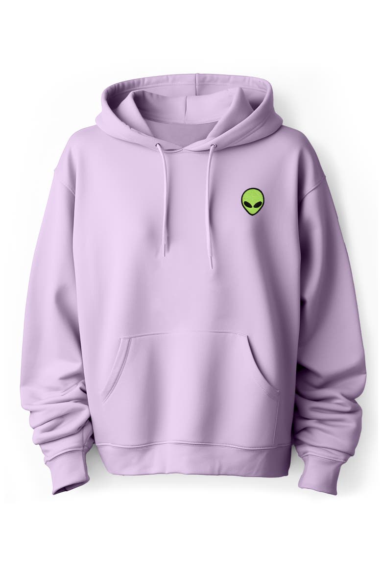 Alien Fleece Hoodie, Main, color, Orchid