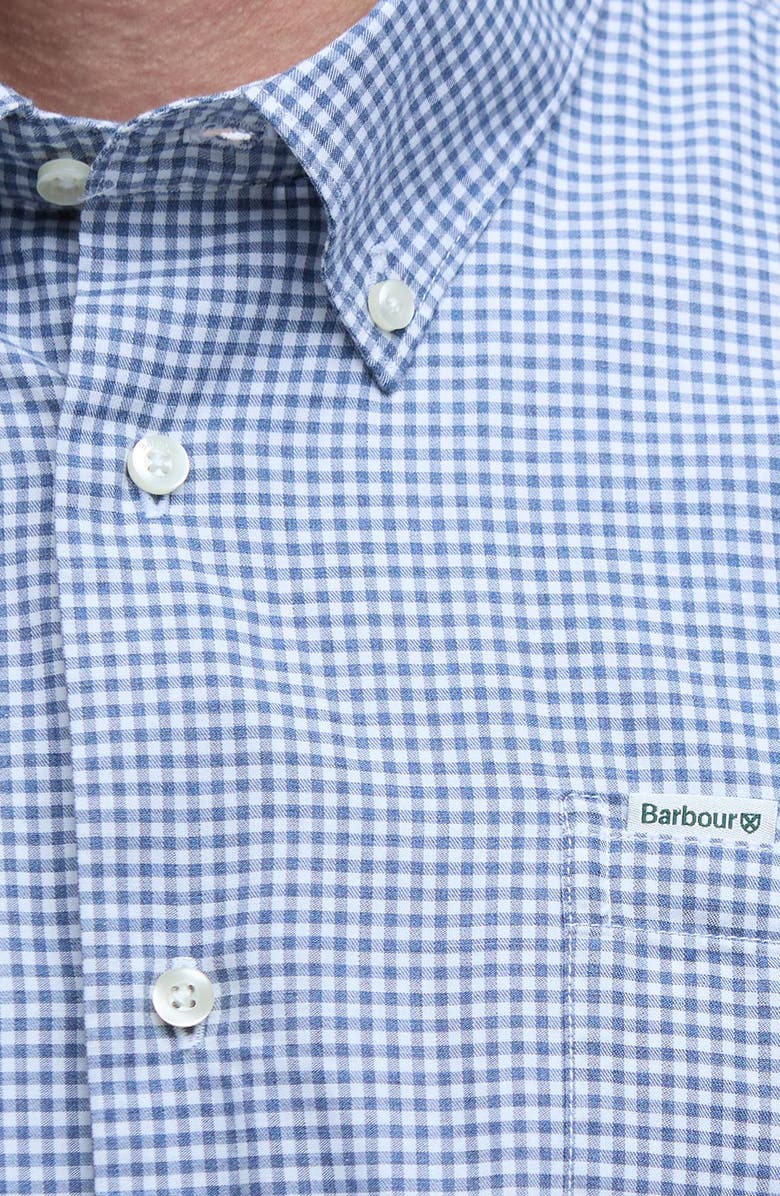 Barbour Finwell Tailored Fit Gingham Button-Down Shirt, Alternate, color, 