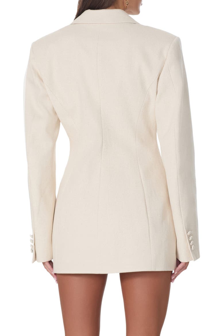 Jemima Cinch Waist Blazer, Alternate, color, OATMEAL