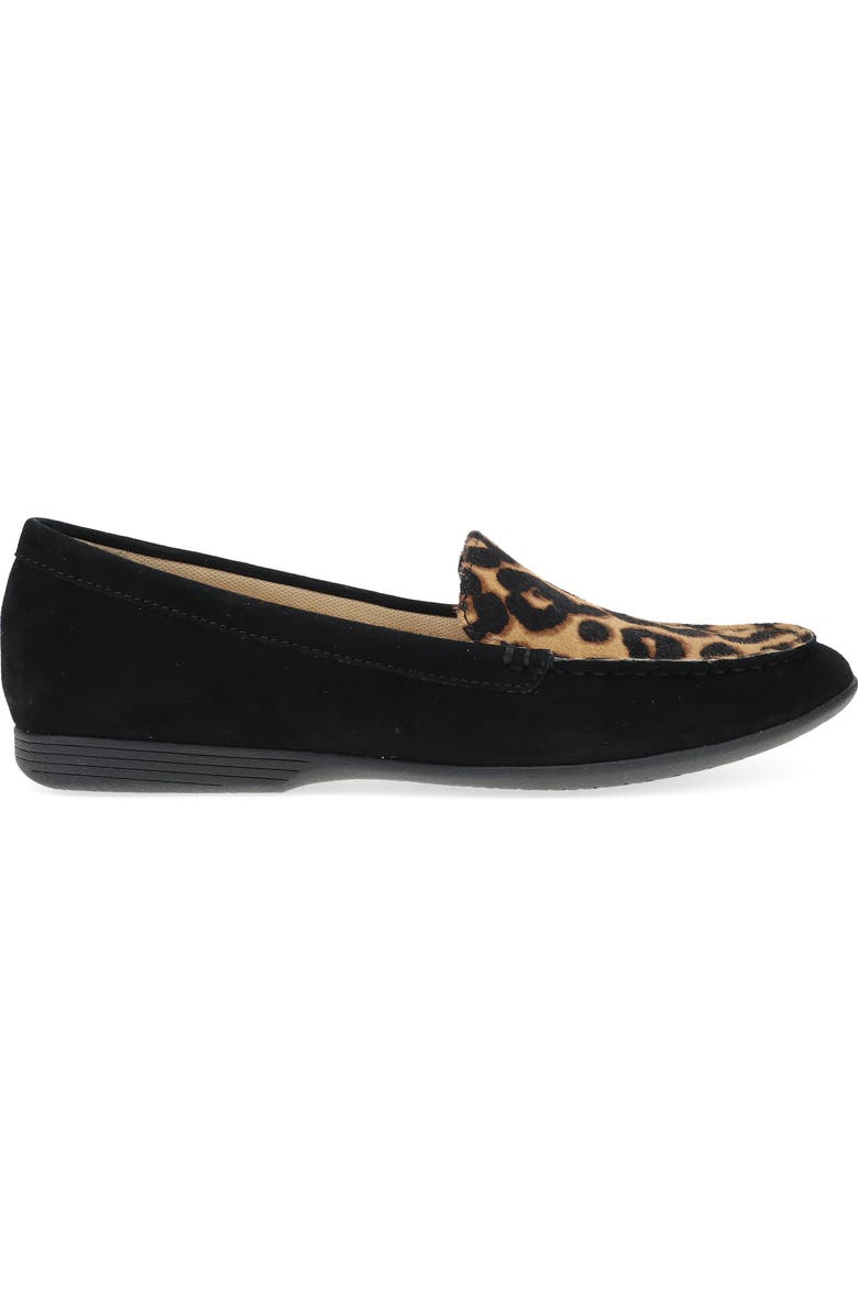 Dansko Lorri Loafer, Alternate, color, Black Leopard