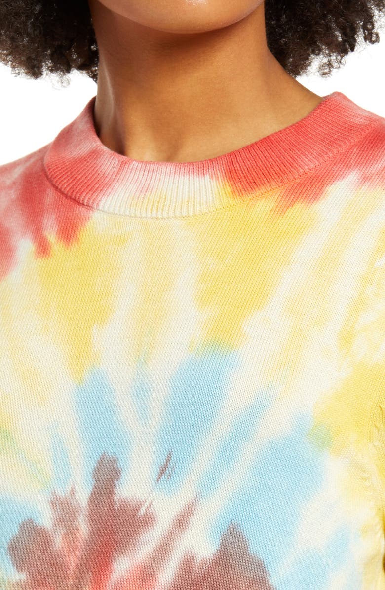 BP. Be Proud by BP. Gender Inclusive Tie Dye Crewneck Sweater, Alternate, color,