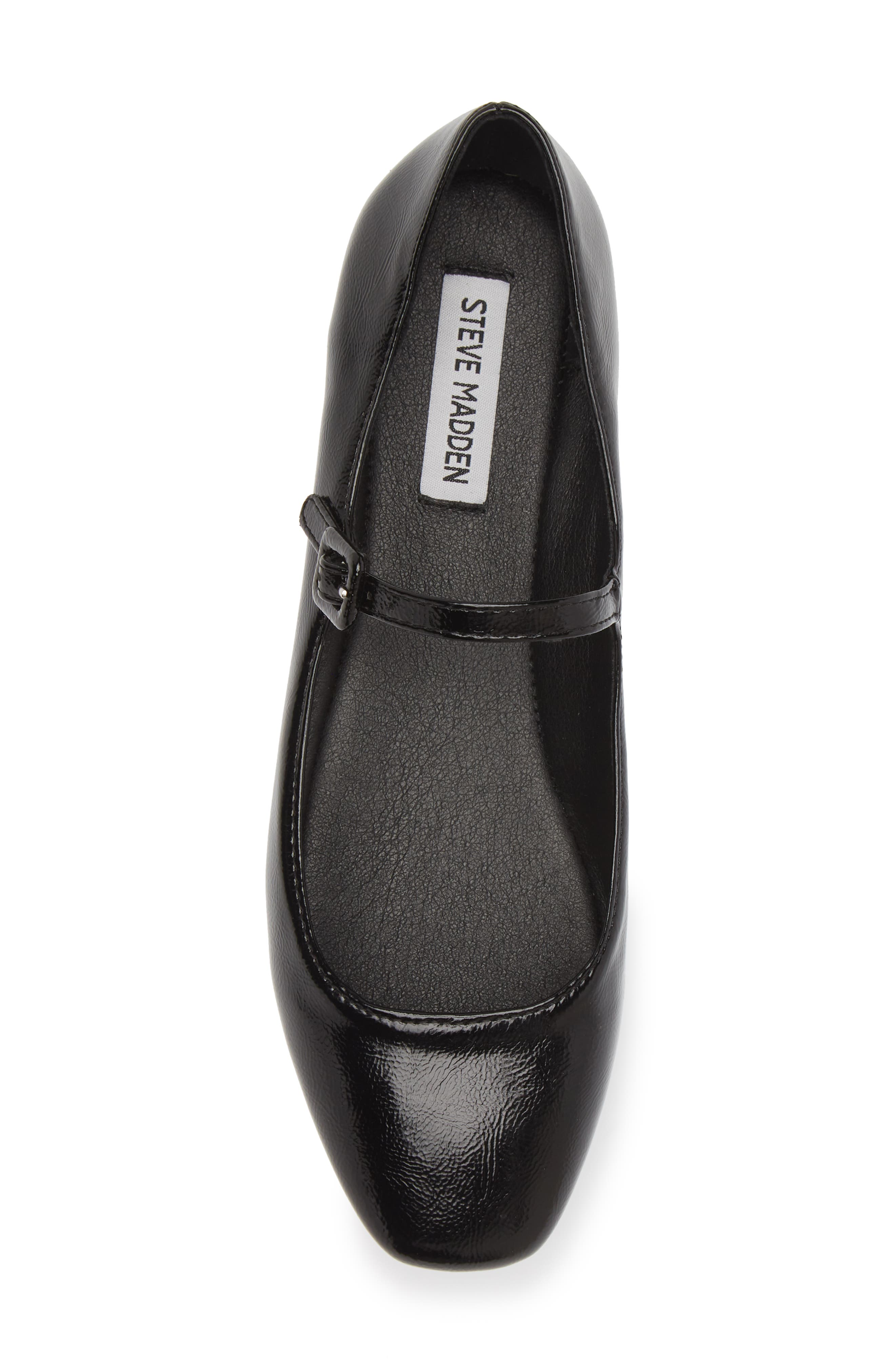 Steve Madden Caddie Mary Jane Flat, Alternate, color, Black Patent