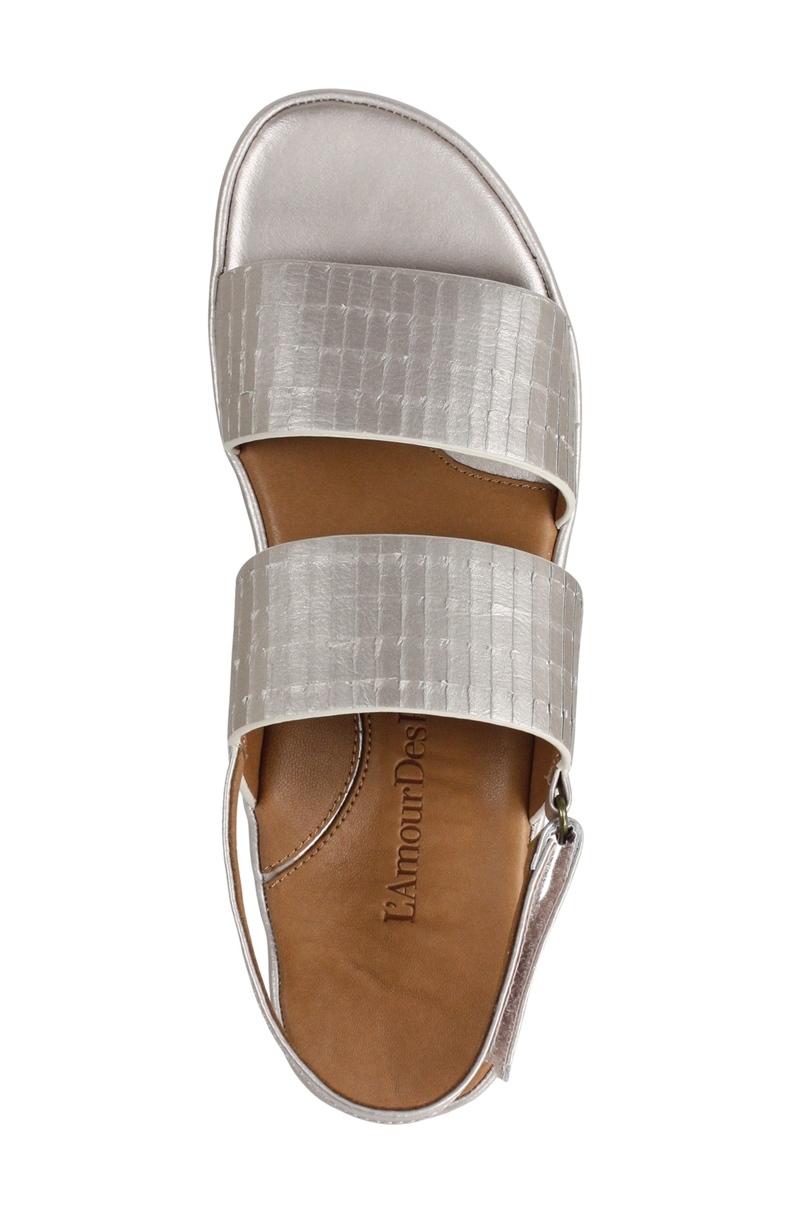 Abruzzo Slingback Platform Wedge Sandal, Alternate, color, PEARLIZED PINK LEATHER