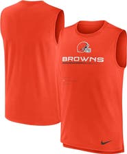 Nike Men's Nike Orange Cleveland Browns Muscle Trainer Tank Top