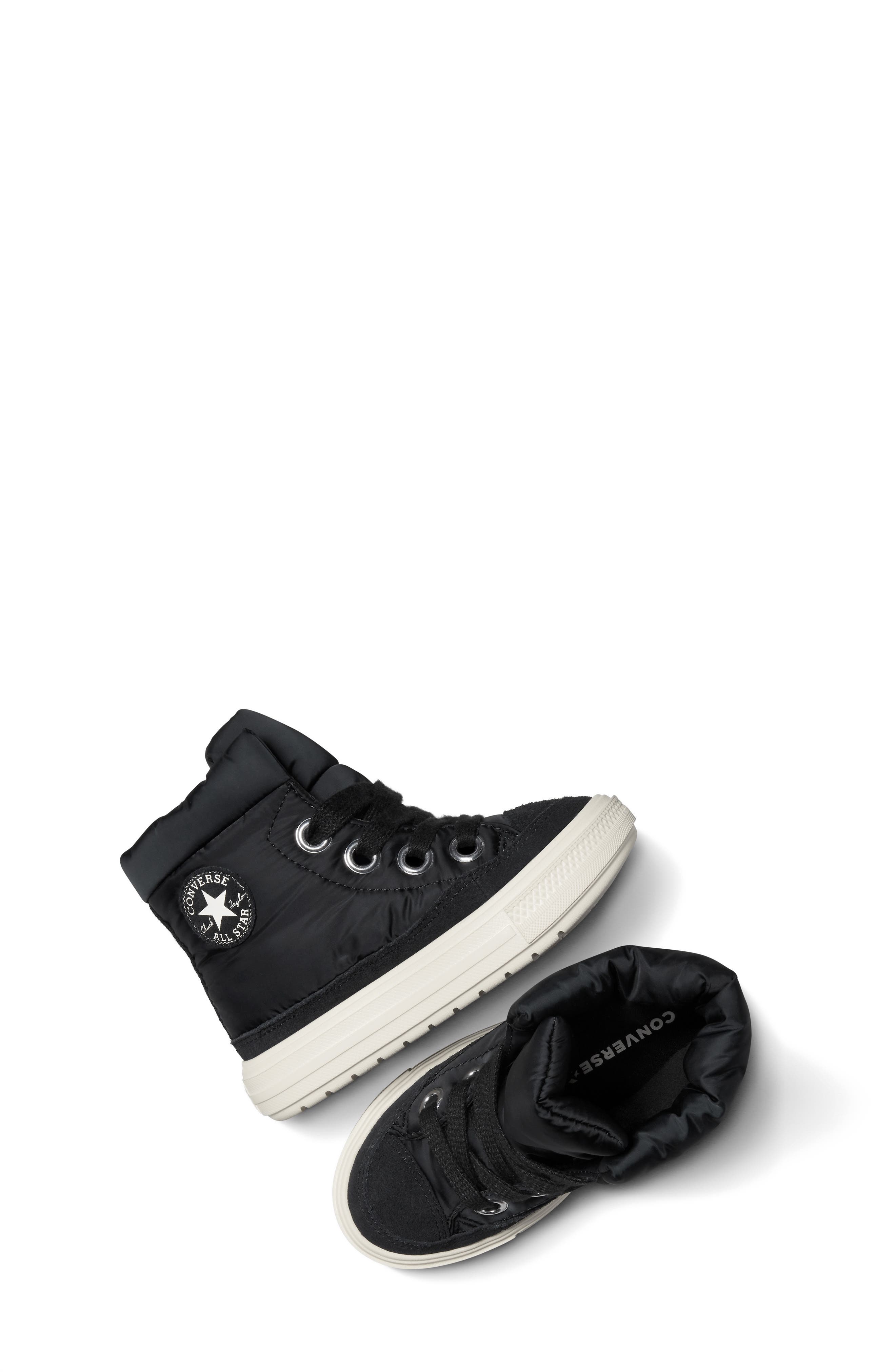 Converse Kids
 Chuck Taylor<sup
®</sup
 All Star<sup
®</sup
 Elements High Top Sneaker, Alternate, color, Black/ Egret/ Black
