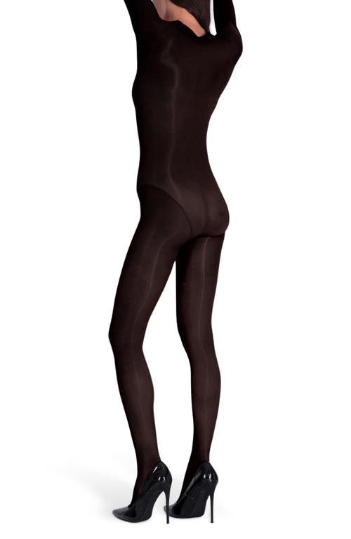 Lechery ® Lustrous Sheer Body Stocking In Black