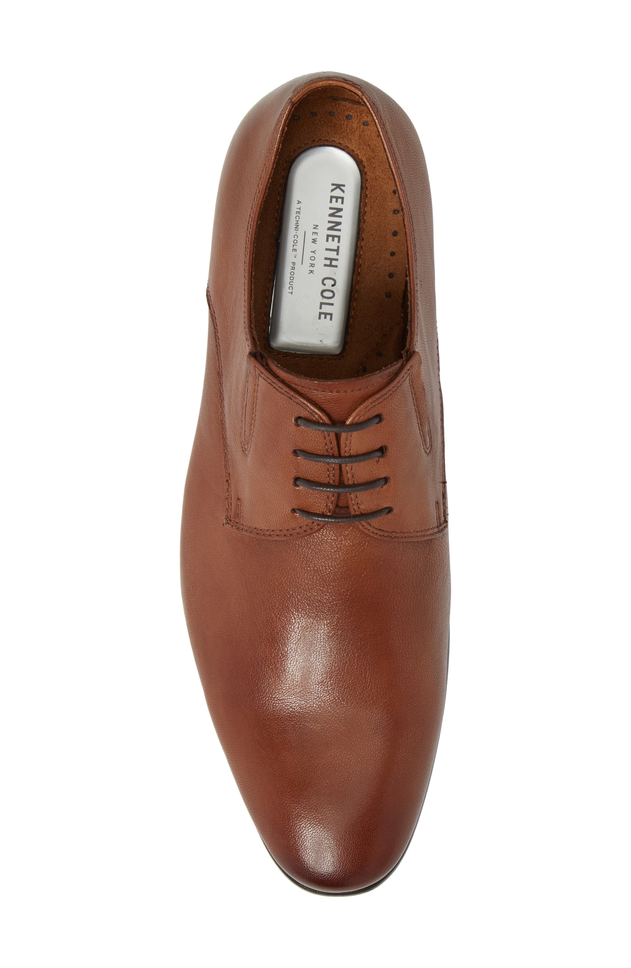 'Mix-Er' Plain Toe Derby, Alternate, color, COGNAC LEATHER