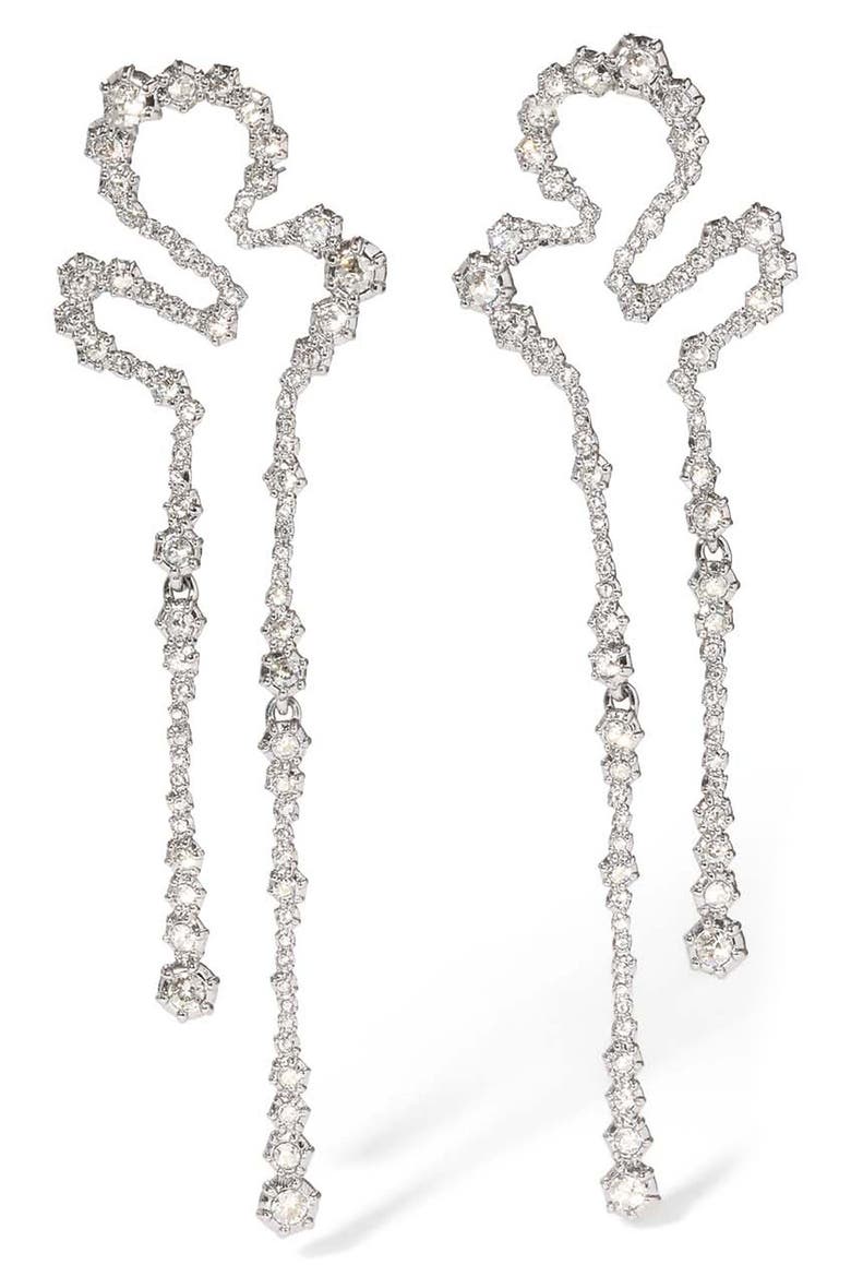 Punk Royale Crystal Drop Earrings, Main, color, CRYSTALS