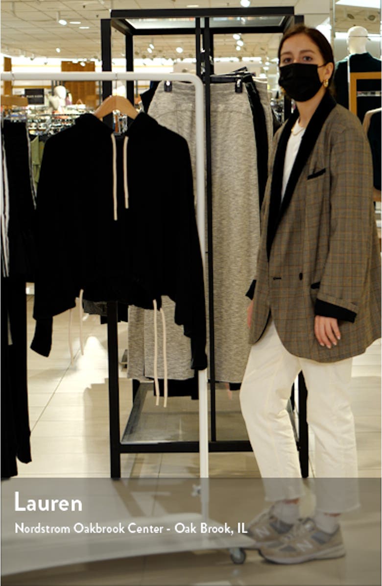 Women's Studio Lounge Fleece Crop Hoodie, sales video thumbnail