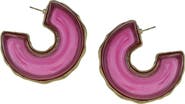 OLIVIA WELLES Madie Open Hoop Earrings
