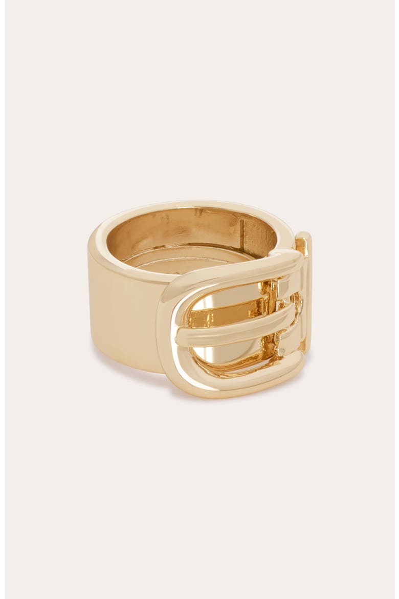 Emelia Buckle Ring, Alternate, color, GOLD
