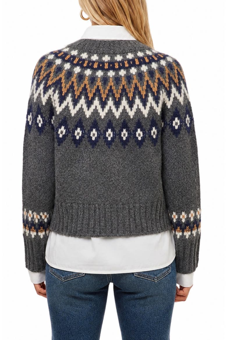 Alina Mixed Media Cardigan, Alternate, color, MULTI