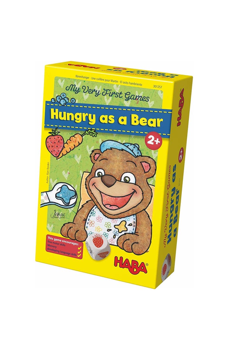 HABA Hungry as a Bear Memory & Dexterity Kids Game for 2 Year Olds, My Very First Games Series, Toddler Learning Activities for Kids, Learning Toys, Main, color,