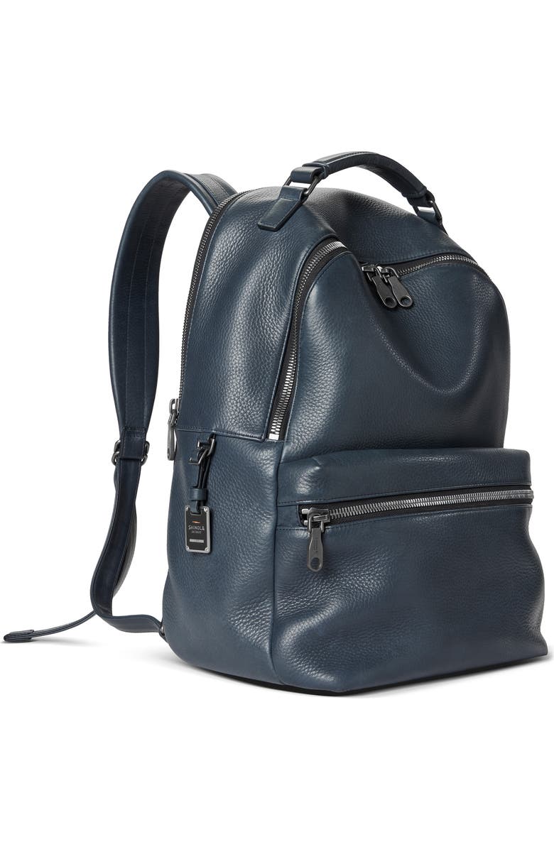 Shinola Runwell Pebbled Leather Backpack, Alternate, color,