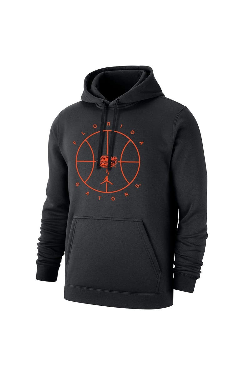 Jordan Brand Men's Jordan Brand Black Florida Gators Basketball Icon Club Fleece Pullover Hoodie, Alternate, color,
