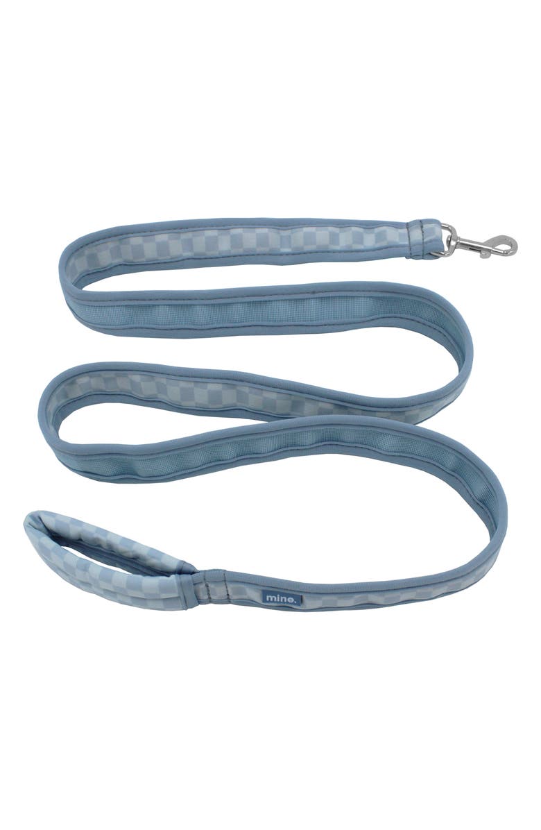 MYTAGALONGS Checkered Revival Dog Leash, Alternate, color, Blue