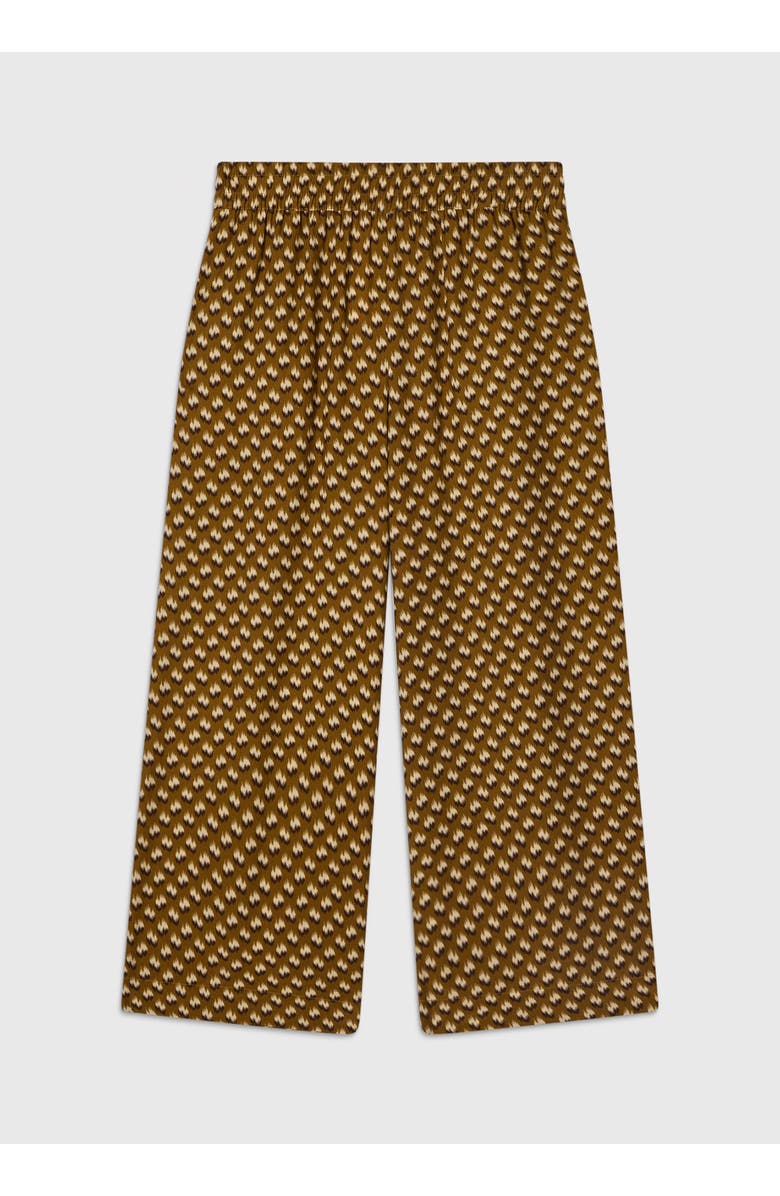 Whistles Ikat Spot Crop Trouser, Alternate, color, Khaki/Multi