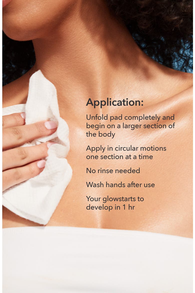 8-Pack Alpha Beta® Glow Pad™ Self-Tanner For Body Buildable Glow, Alternate, color, NO COLOR