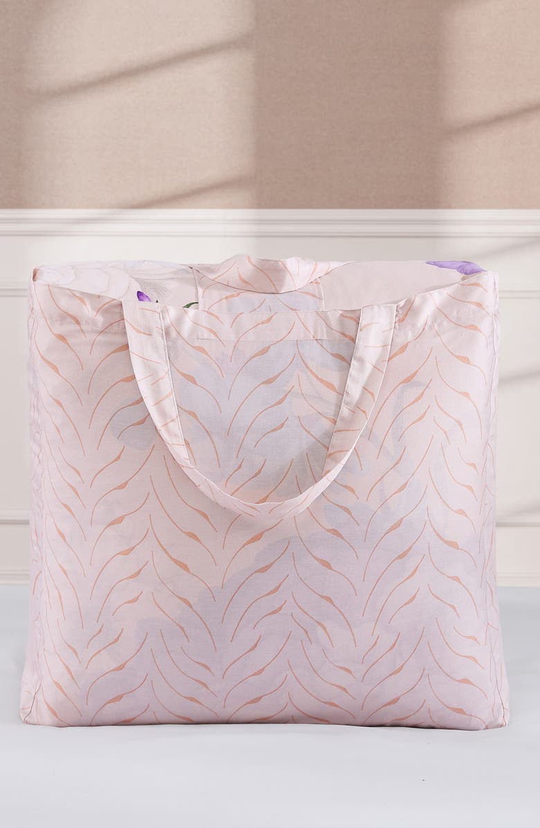 Bebejan Bright Bouquet Reversible Cotton Sateen Comforter Set, Alternate, color, 