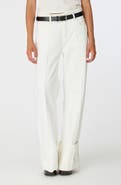Fade Out Loud Ida Selvedge Seamed Wide Leg Jeans