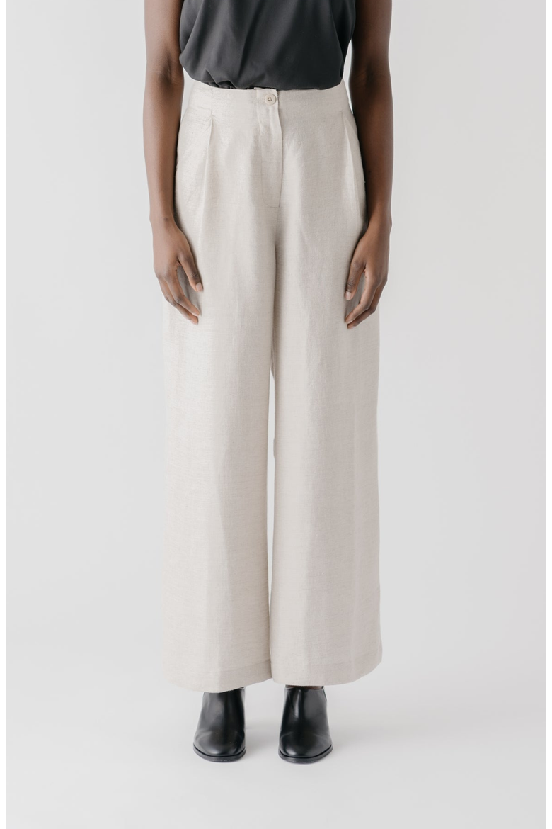Tangier Trousers, Main, color, Ivory