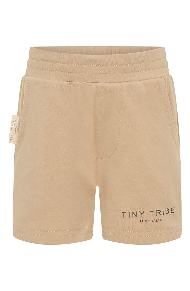 TINY TRIBE Core Signature Shorts, Main, color, Oat