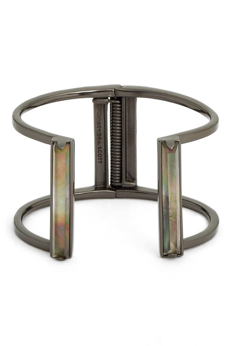 'Gavin' Cuff, Main, color, BLACK MOP/ GUNMETAL