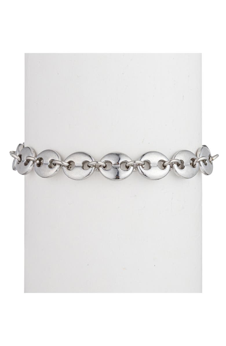 EYE CANDY LOS ANGELES Men's Adrian Mariner Chain Link Bracelet, Alternate, color, Silver
