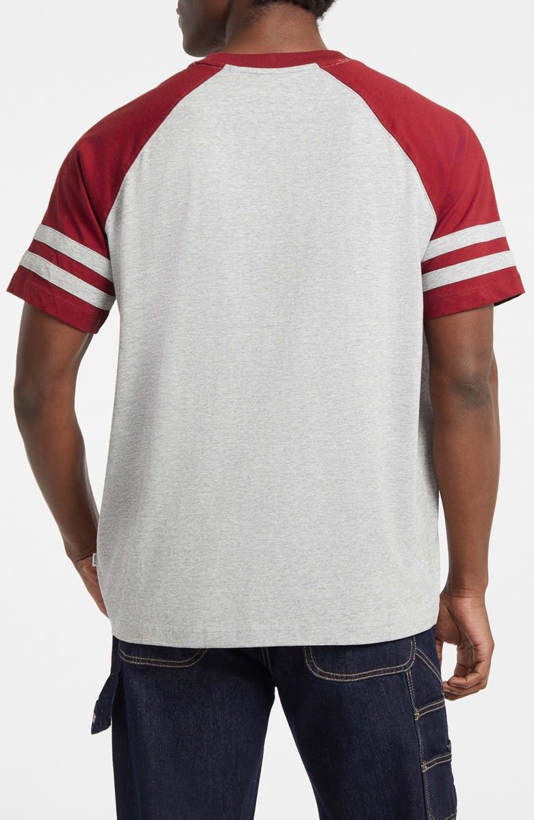 GUESS JEANS Raglan Sleeve Graphic T-Shirt, Alternate, color, 