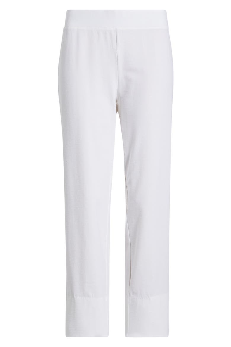 Slit Back Slim Crop Pants, Alternate, color, WHITE