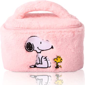 Snoopy Fluffy Cosmetic Bag for Travel