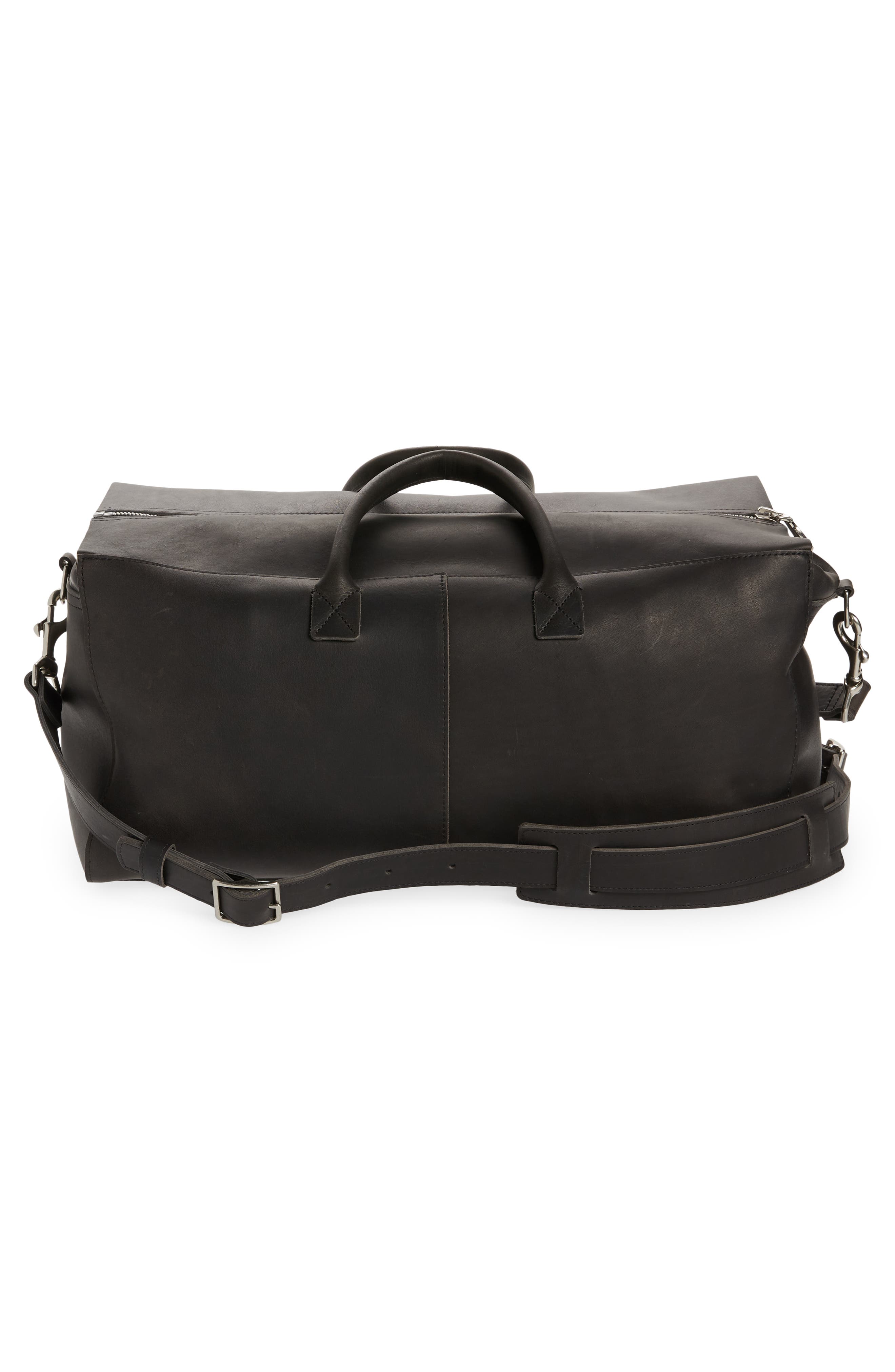Shinola Utility Leather Duffle Bag, Alternate, color, 