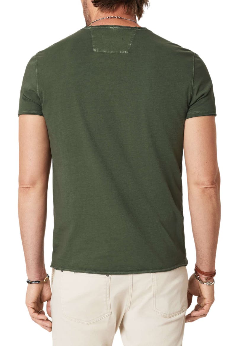 Peace Maker Raw Edge Crewneck T-Shirt, Alternate, color, MOSS