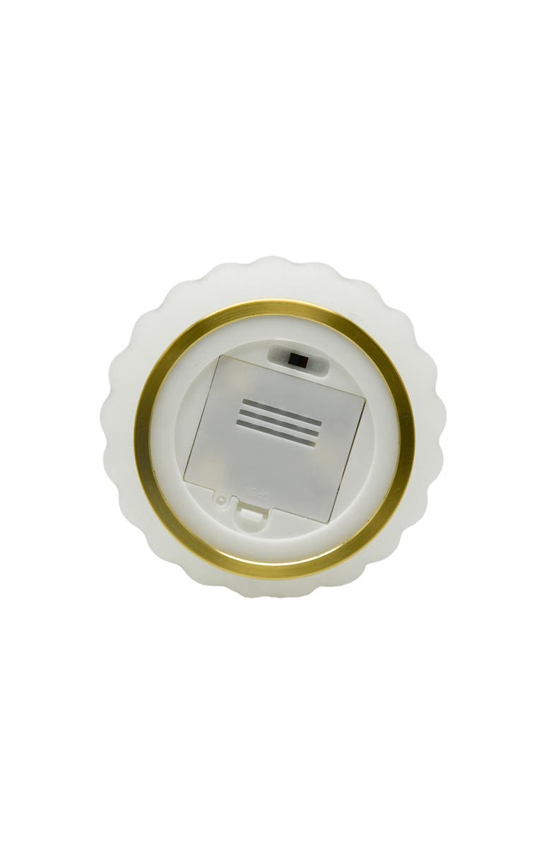 Transpac Light Up White Frosted Glass Tree Decorative Object Battery Operated, Alternate, color, White