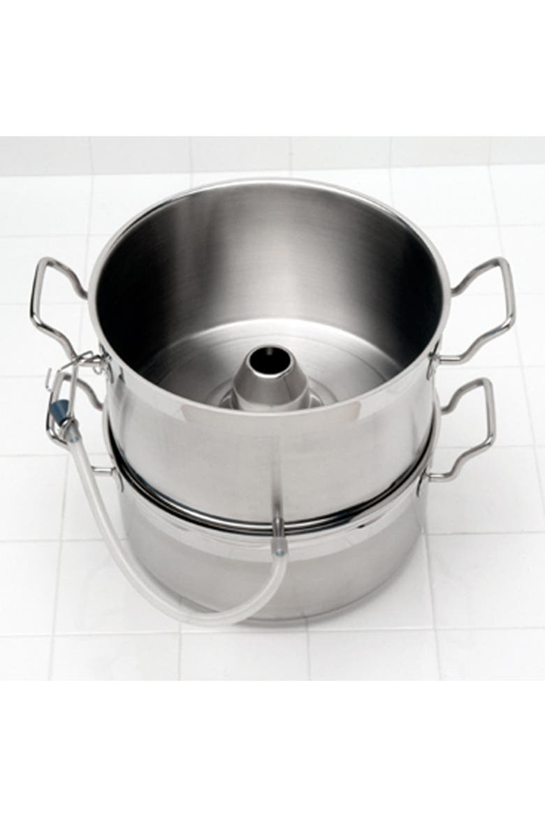 Krona Multipurpose Stainless Steel Steamer and Juicer, Alternate, color, Silver
