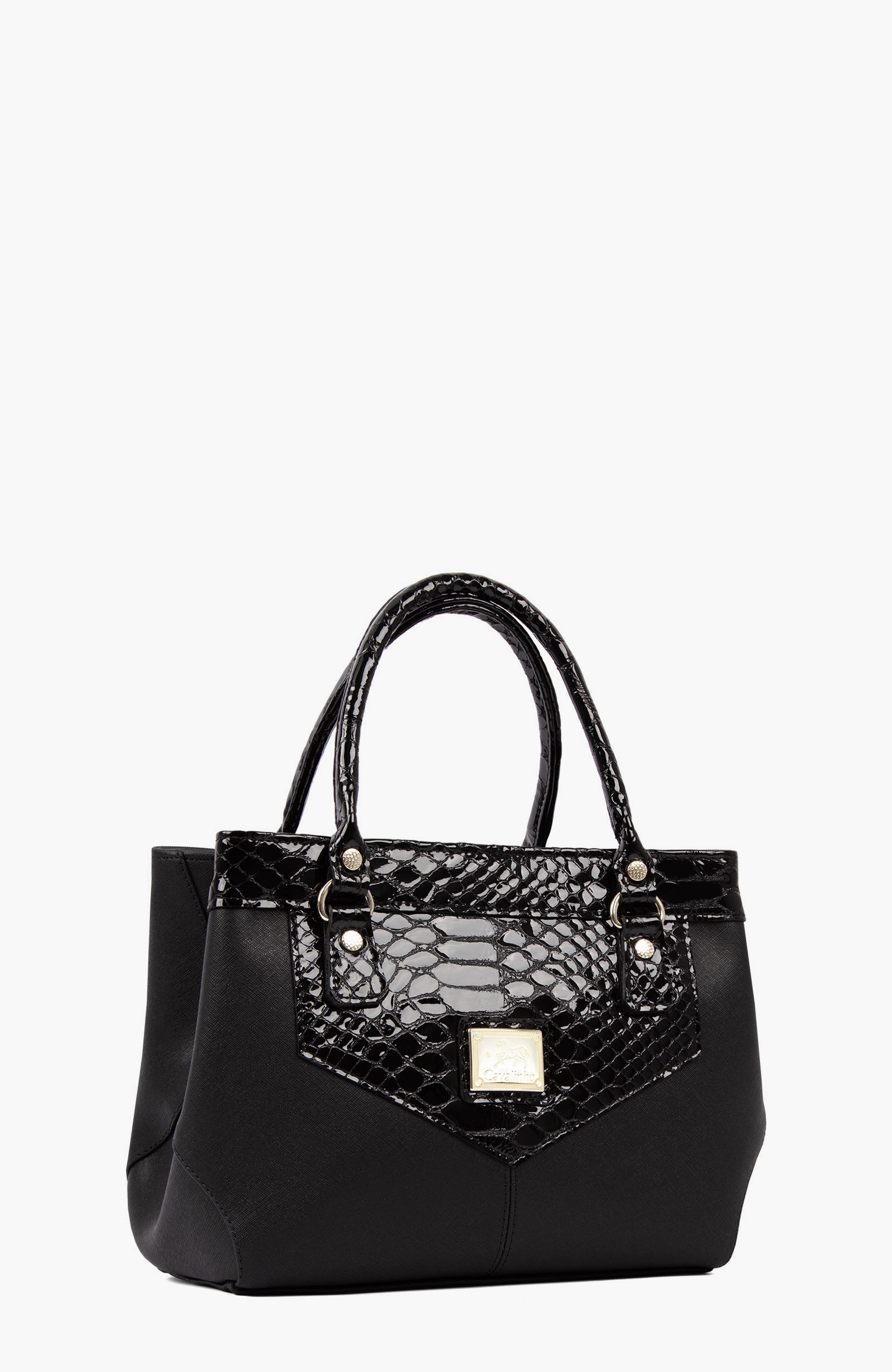 Cherry Blossom Handbag 129, Alternate, color, Black