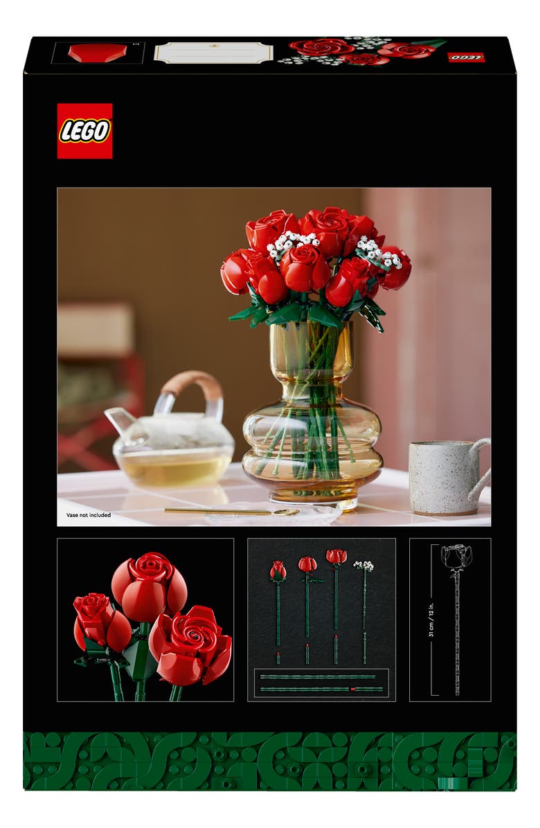 LEGO 18+ Botanicals Bouquet of Roses - 10328, Alternate, color, Red Multi