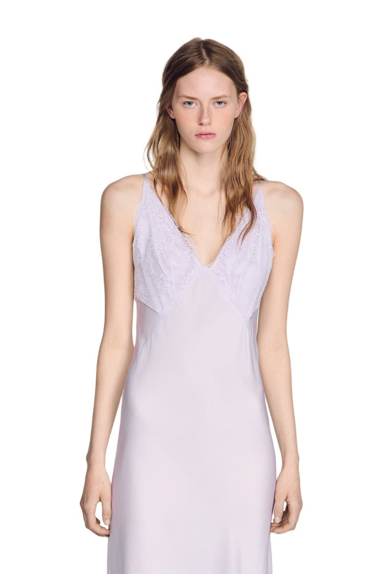 Lace maxi dress, Alternate, color, Mauve