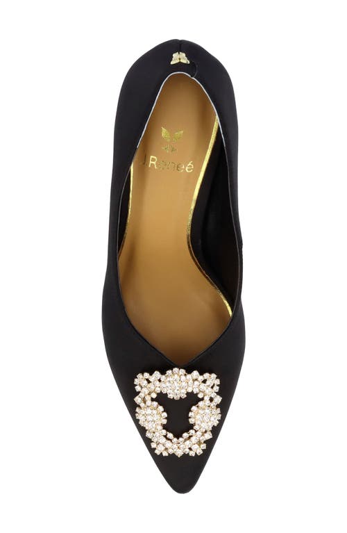J. Reneé Ezara Pointed Toe Pump In Black