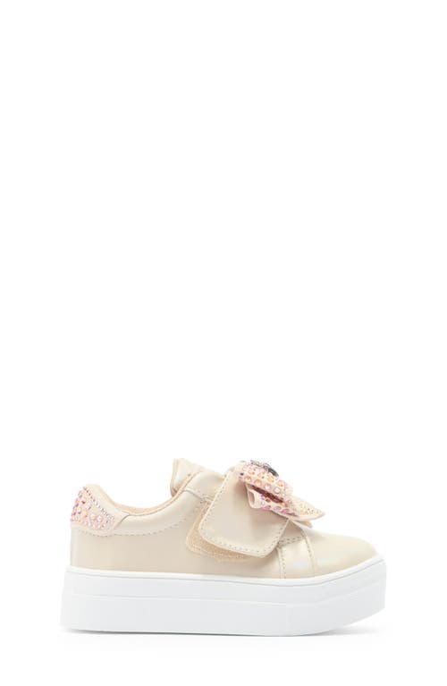 KURT GEIGER KURT GEIGER LONDON KIDS' MINI LANEY BOW SNEAKER