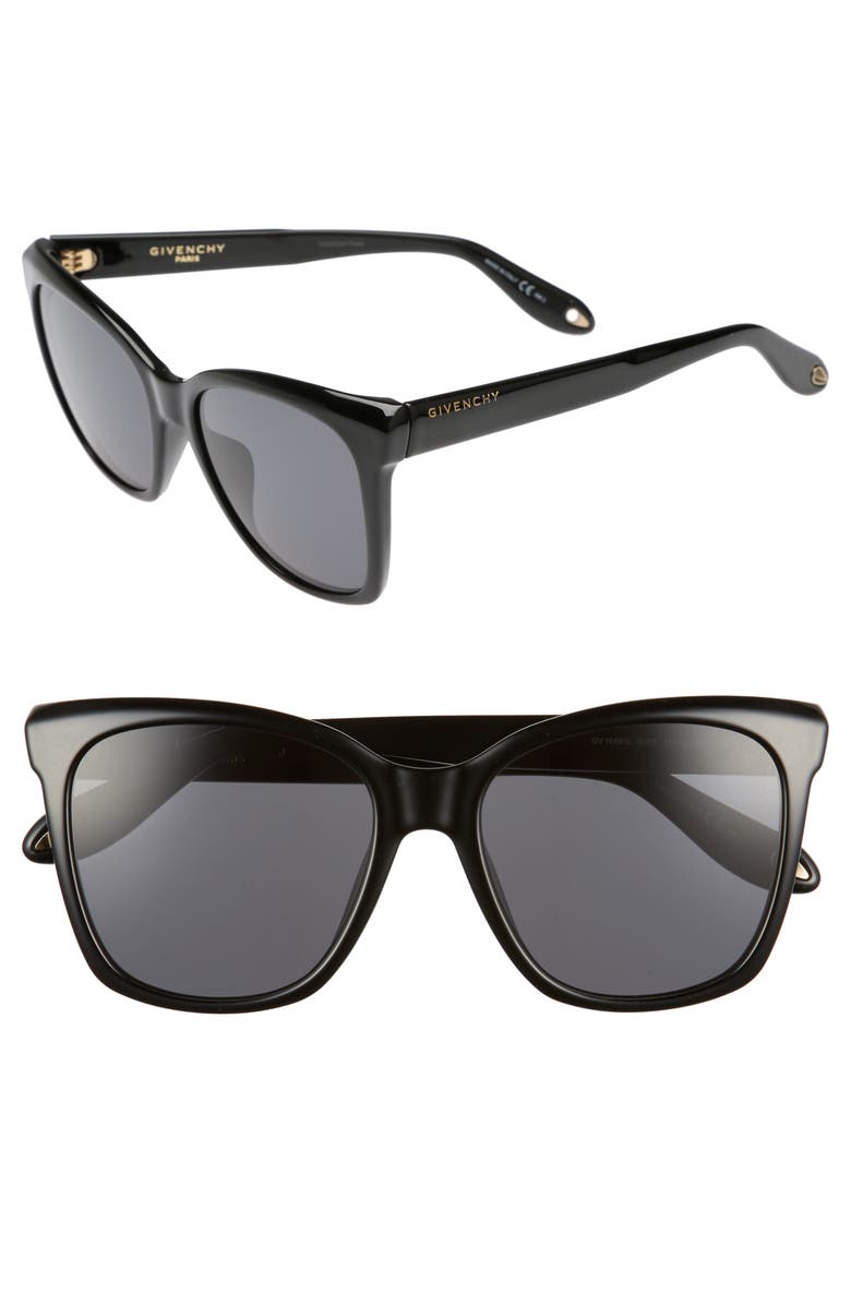 Givenchy 55mm Cat Eye Sunglasses, Main, color, 