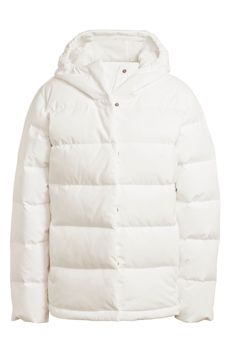 adidas Helionic Water Repellent Hooded Down Jacket, Alternate, color, 