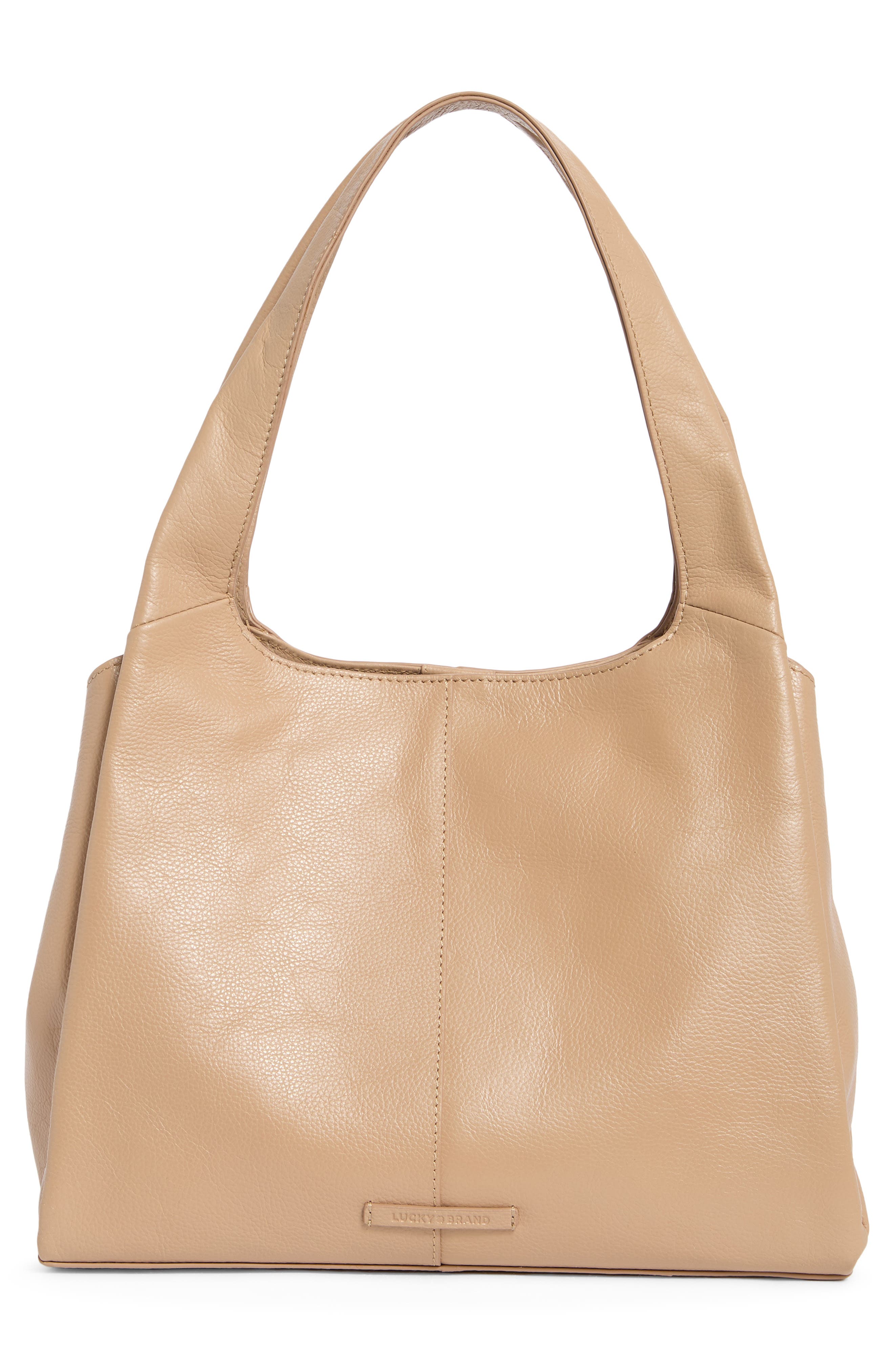 Lucky Brand Sue Leather Shoulder Bag, Alternate, color, Tuscany Cow Pdm