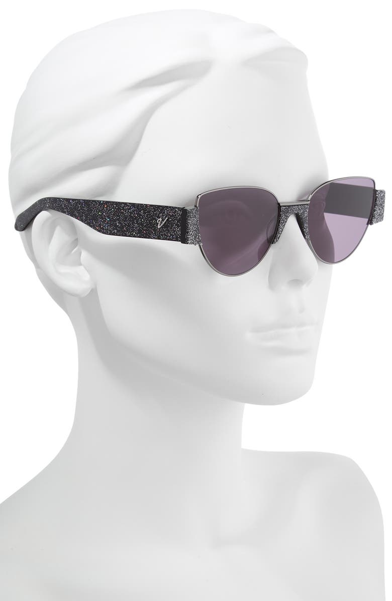 Vow London Dahlia 55mm Cat Eye Sunglasses, Alternate, color, 