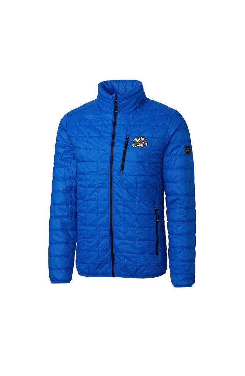 Cutter & Buck Men's Cutter & Buck Royal Omaha Storm Chasers Rainier PrimaLoft Eco Insulated Full-Zip Puffer Jacket, Alternate, color, 