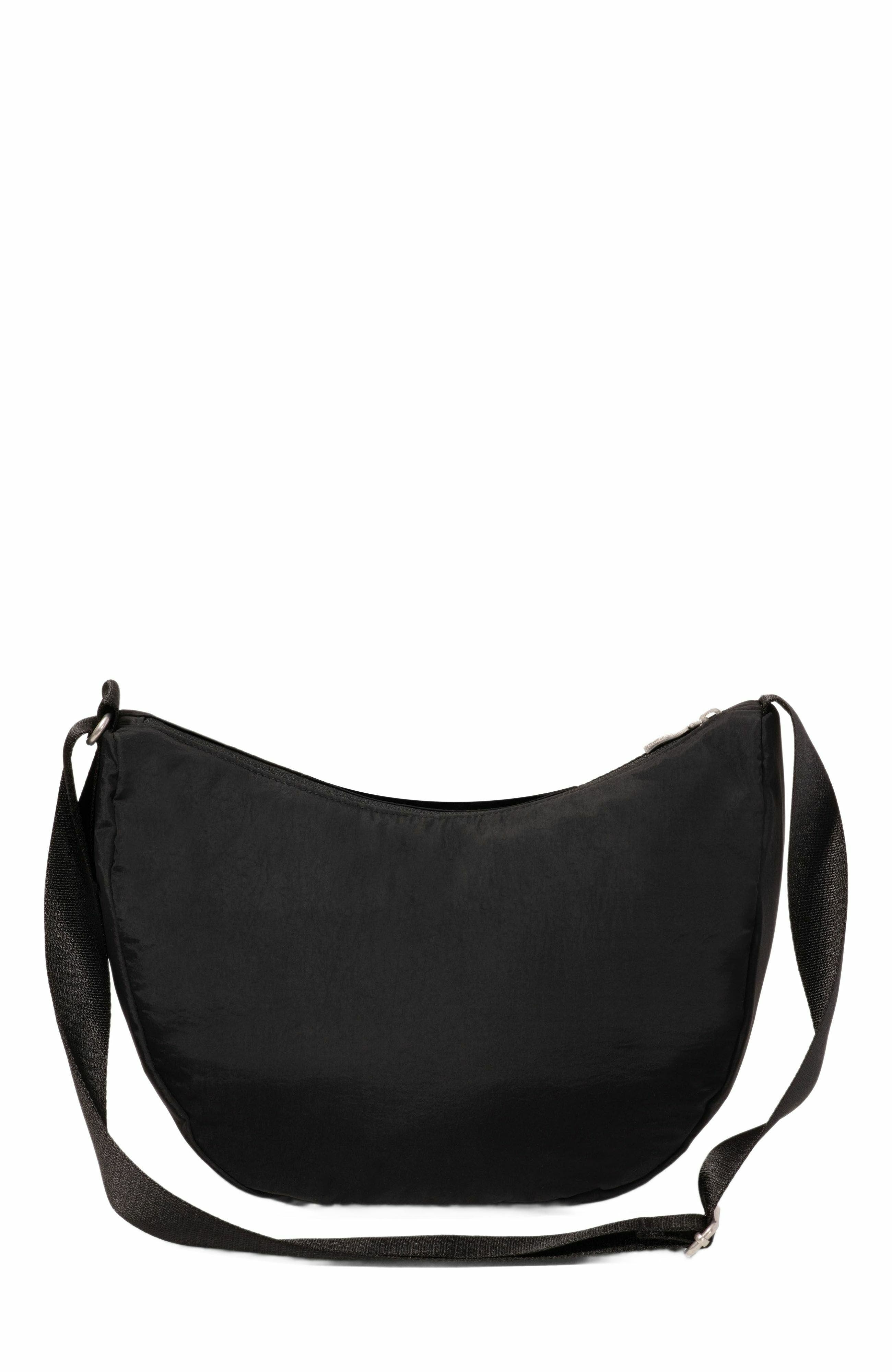 BAGGALLINI Swift Crescent Crossbody, Alternate, color, B-Lite Black