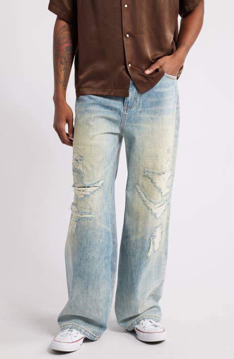 Baggy Rip & Repair Jeans (Hand Me Down)