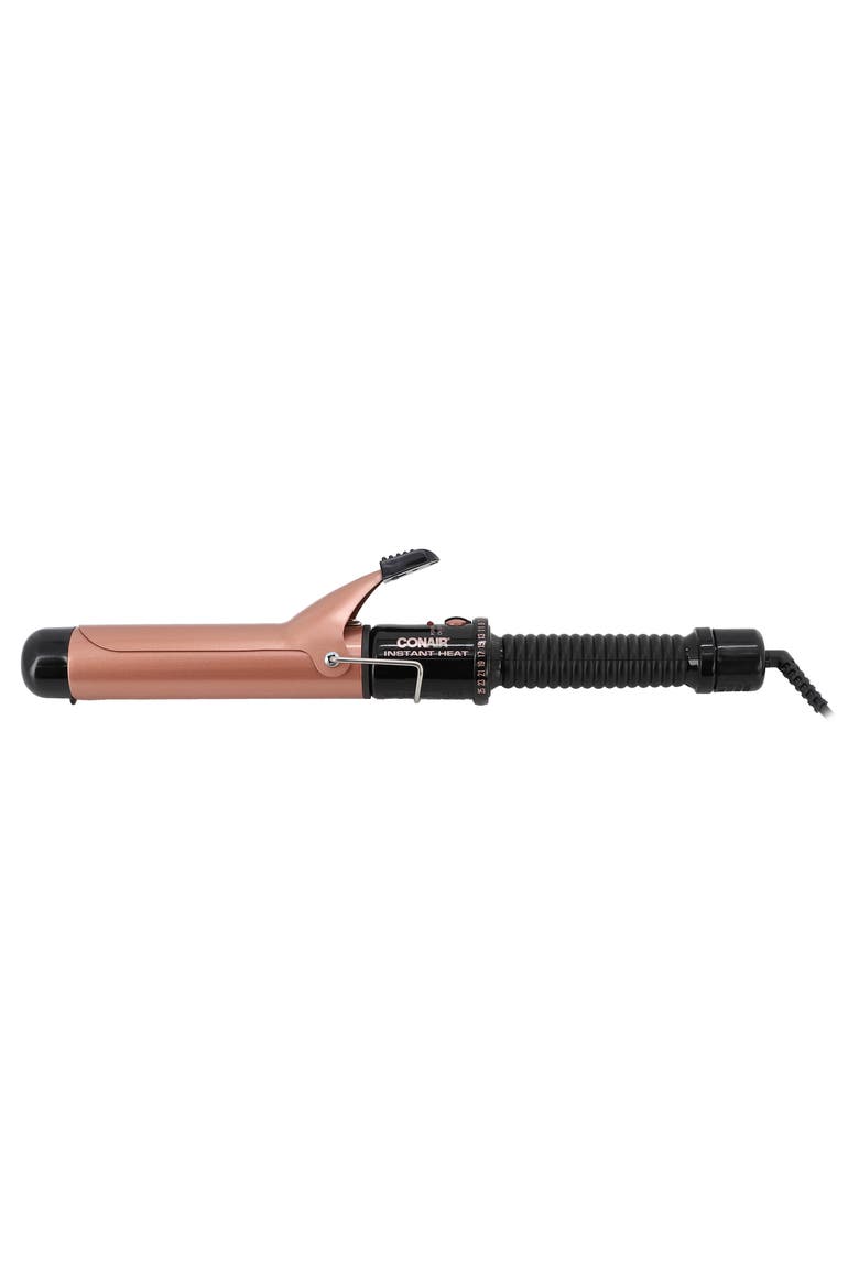 Ceramic 1 1/4in Instant Heat Curling Iron with 25 Heat Settings, Alternate, color, Pink