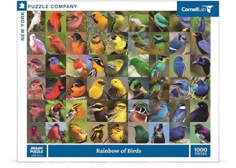 Rainbow of Birds 1000 Piece Puzzle